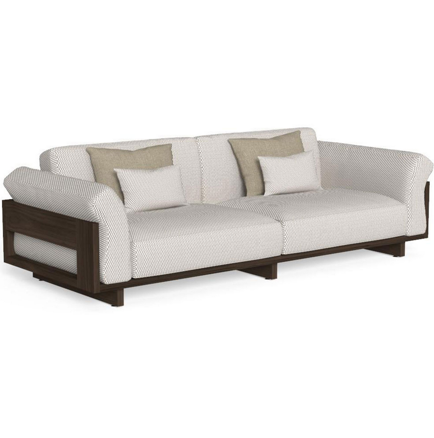 Argo 3 Seater Garden Sofa Wooden Frame