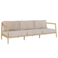 Noa Outdoor 3 Seater Sofa | Teak