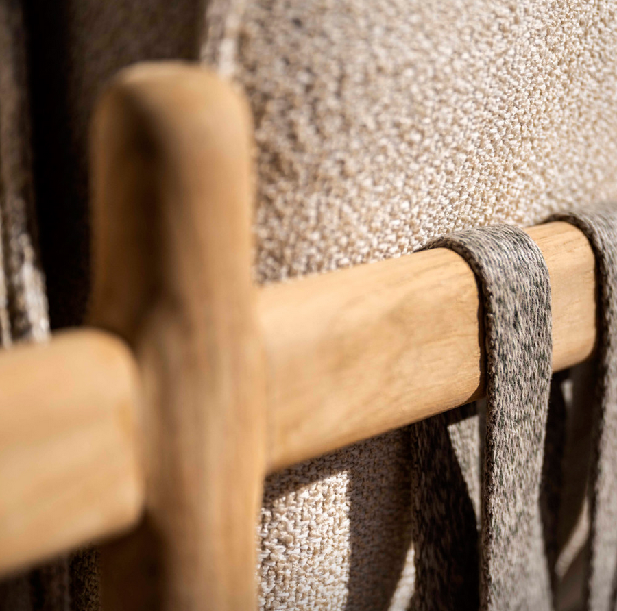 Noa Outdoor 3 Seater Sofa | Teak