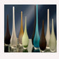 Artisan Murano Sommerso Glass "Alto" Vase