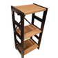 Shelve Dokse, oak/black, H82.5x35x37cm