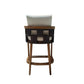 Outdoor Teak Dining Chairs In Walnut Brown Finish (Set Of 6)