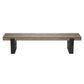 Outdoor Slat Bench in Vertical Grain Douglas Fir – Rustic Style