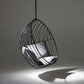 Sun Bubble Hanging Swing Chair – Modern Steel Indoor/Outdoor Black Lounger, 2022
