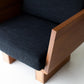Suelo Outdoor Modern Lounge Chair – Solid Mahogany Frame