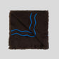 Suter Hand-Embroidered Brown Mohair Throw Blanket