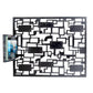 Geometric Black Iron Gate Wall Art