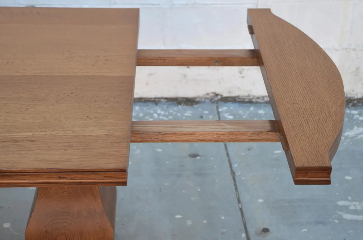 Expandable Dining Table Made from Rift Sawn Oak