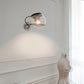 Wall Lamp 'The Globe' Transparent Blown Glass