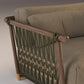 Tupi Outdoor Armchair – Wooden Frame with Nautical Rope & Stainless Steel Details, 2025