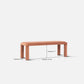 Temi Minimalist Velvet Bench