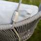 Outdoor Swinging Sofa with Custom Rope & Fabric Colors