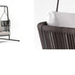 Outdoor Swinging Sofa with Customizable Rope and Fabric Colors – Two Seater