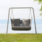 Outdoor Swinging Sofa with Custom Rope & Fabric Colors