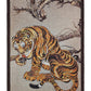 Tiger Bedcover Blanket Silk Cashmere & Wool Luxury Italian Design