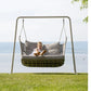 Outdoor Swinging Sofa with Custom Rope & Fabric Colors