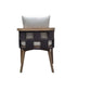 Outdoor Teak Dining Chairs In Walnut Brown Finish (Set Of 6)