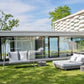 Outdoor Swinging Sofa with Custom Rope & Fabric Colors