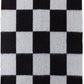 Viso Mohair Blanket 0501 Handwoven Black & White Luxury Blanket