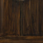 ANTIQUE CHINESE QING DYNASTY CABINET WITH CARVED APRON AND BIRDS