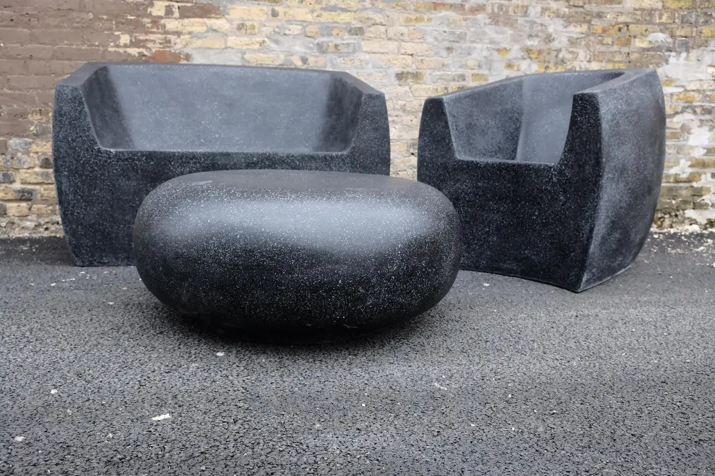 Cast Resin Van Dyke Club Chair