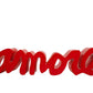 Slide Design Amore Bench in Flame Red by Giò Colonna Romano