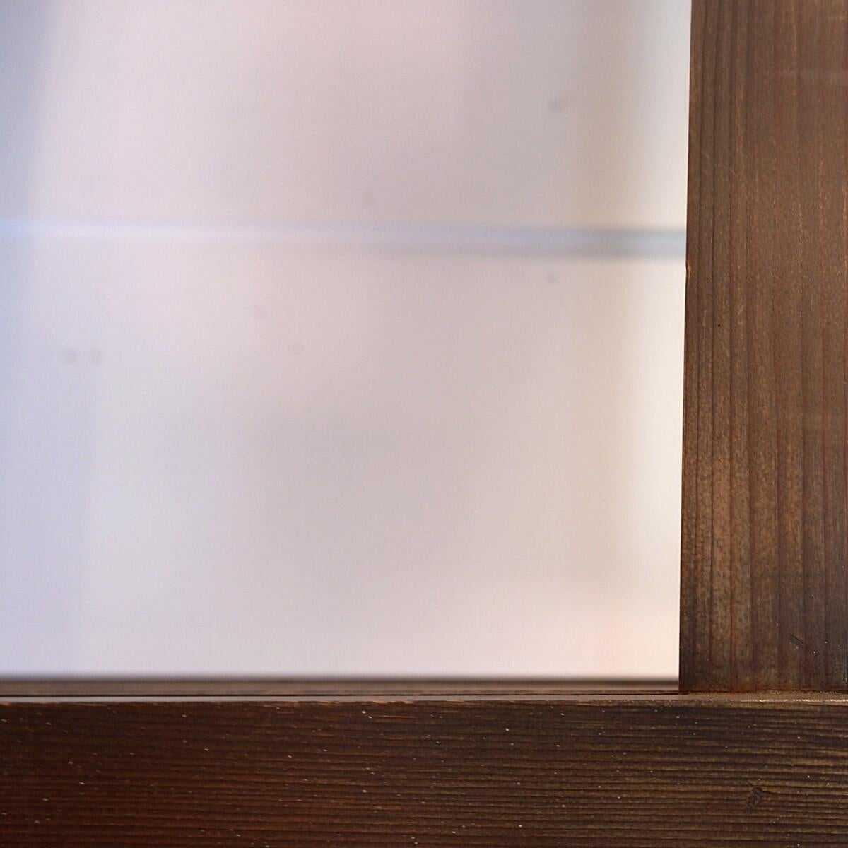 Vintage 1980s Asymmetrical Stained Wood Shelf – Room Divider