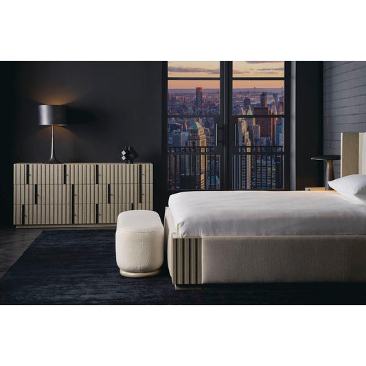 Geometric Modern King Bed