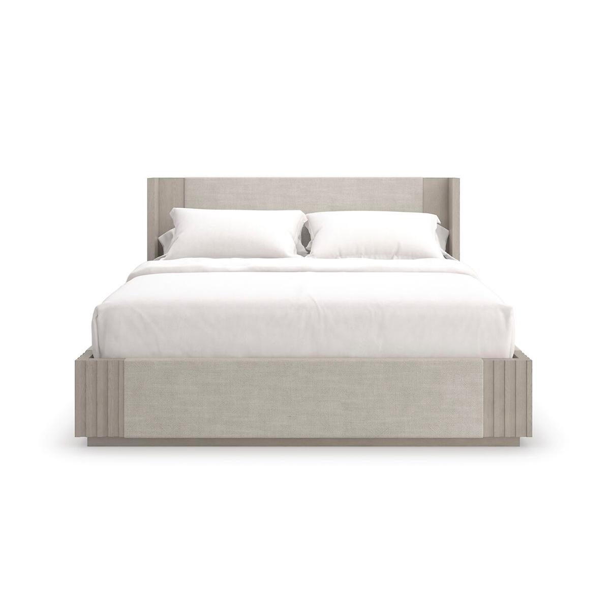 Geometric Modern King Bed