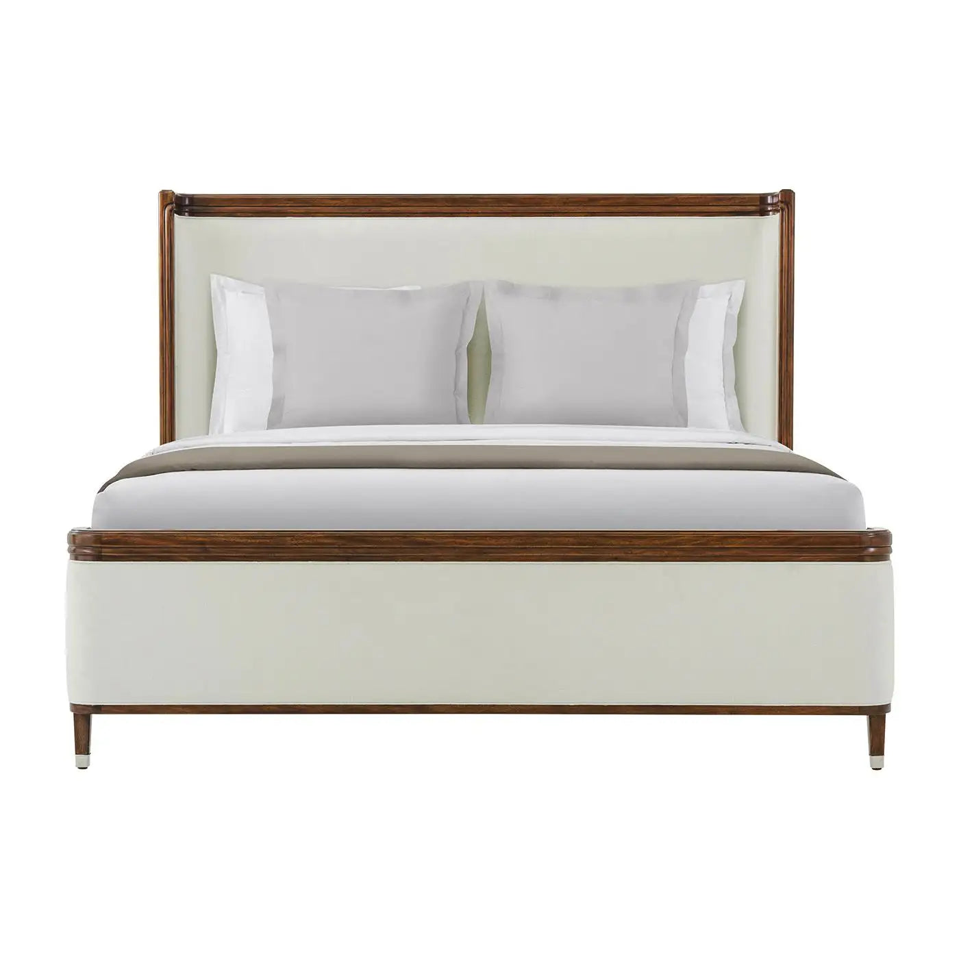 Art Deco Upholstered Bed - Queen