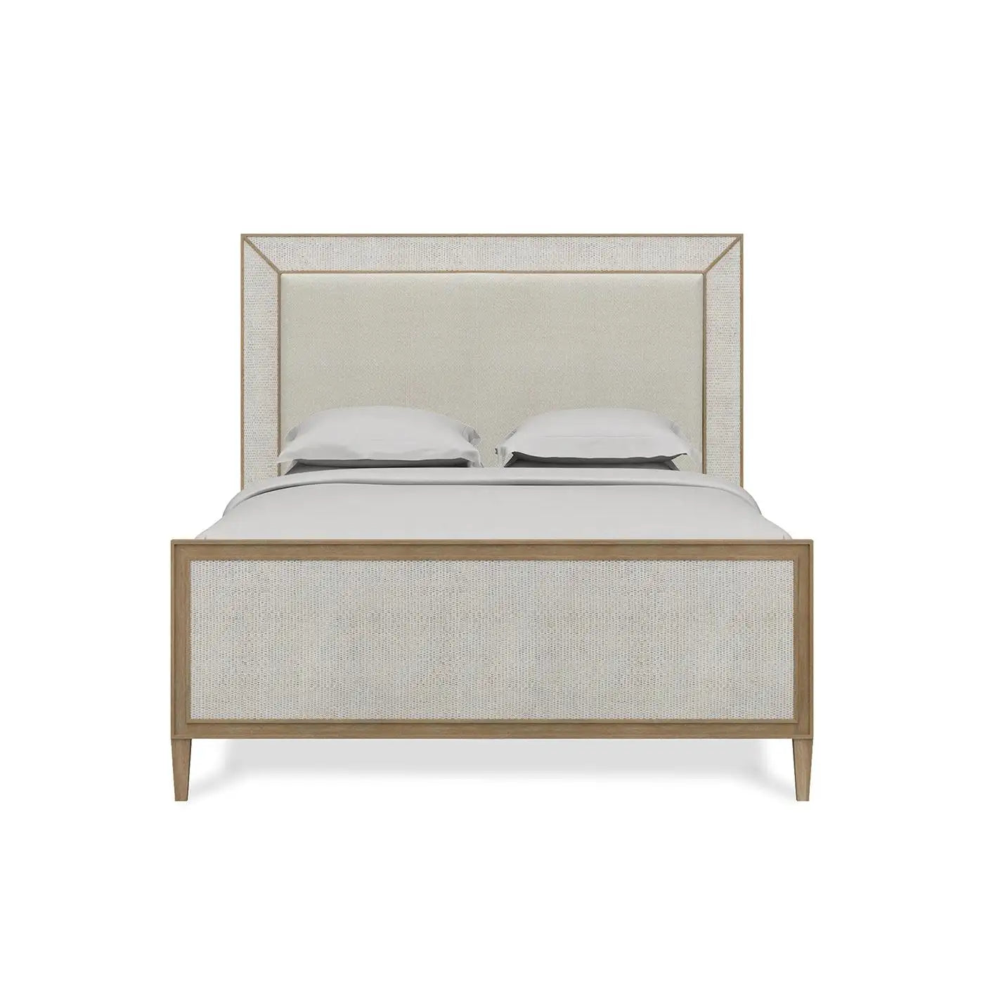 English Coastal Modern Queen Bed