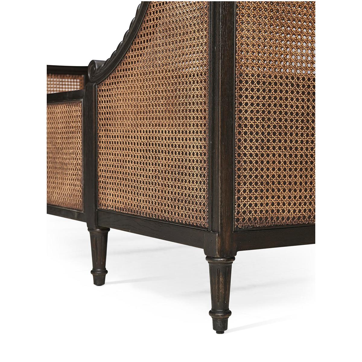 French Caned King Bed