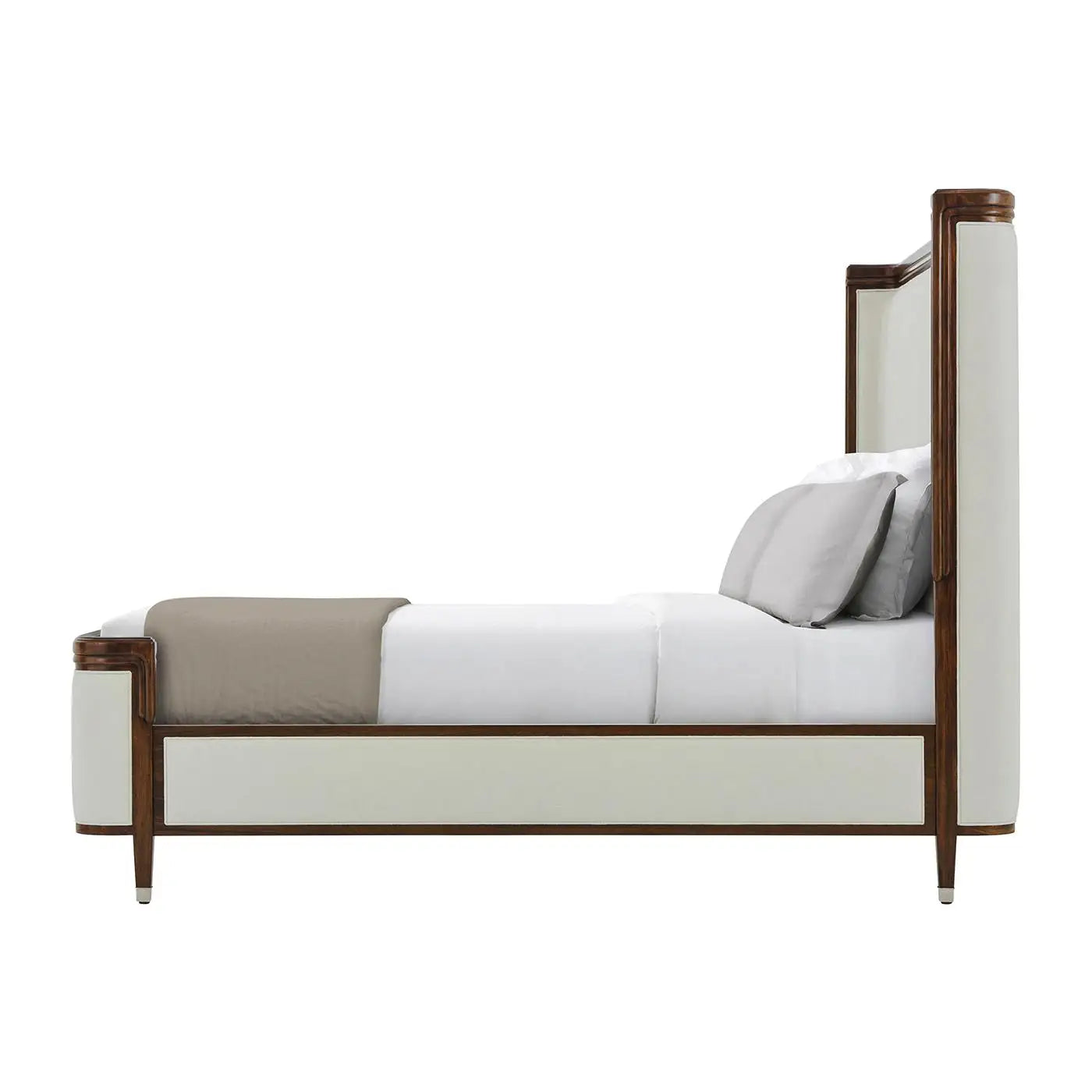 Art Deco Upholstered Bed - Queen