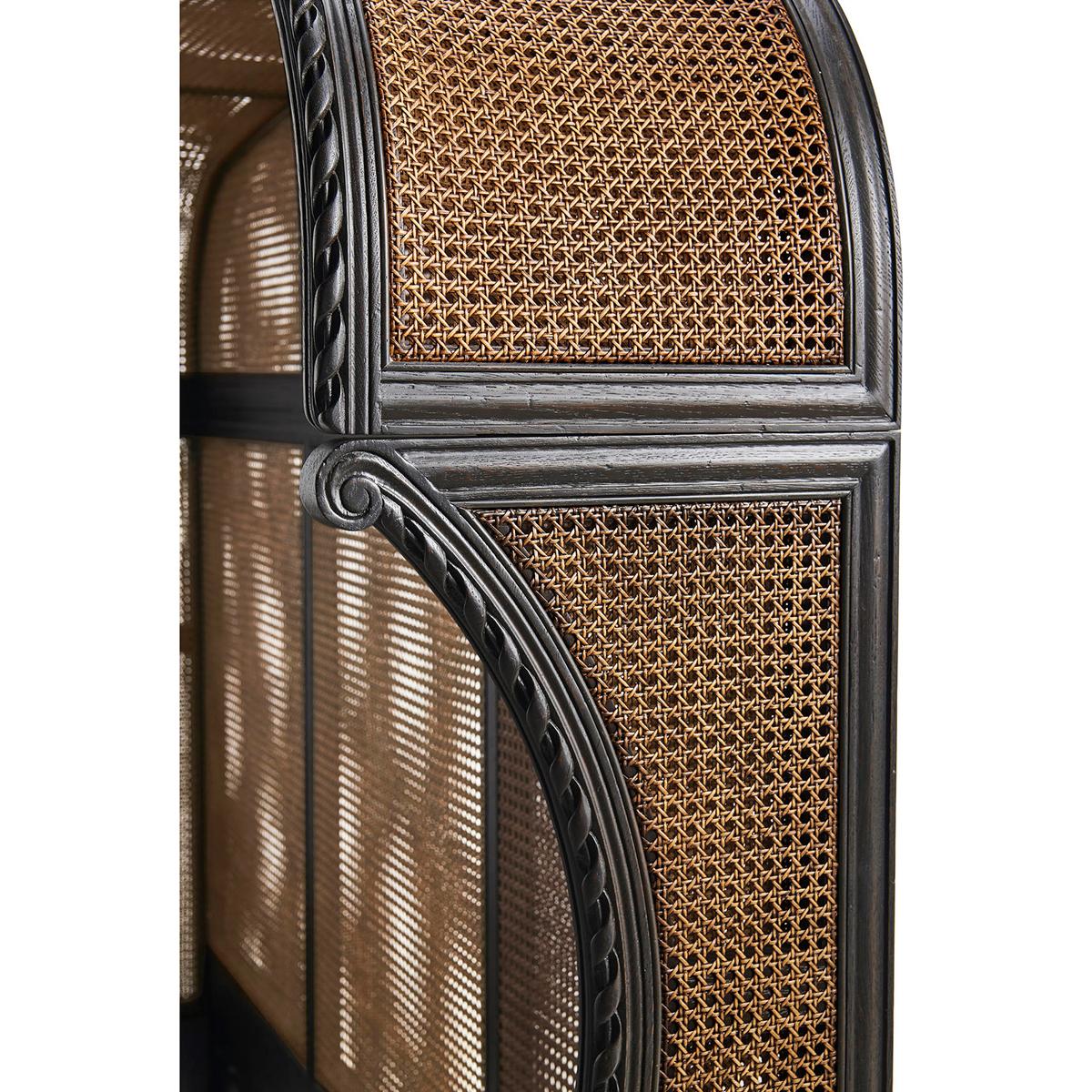 French Caned King Bed