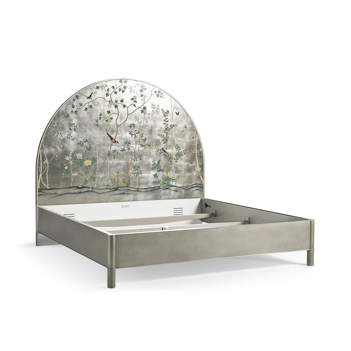 Mid Century Chinoiserie King Bed