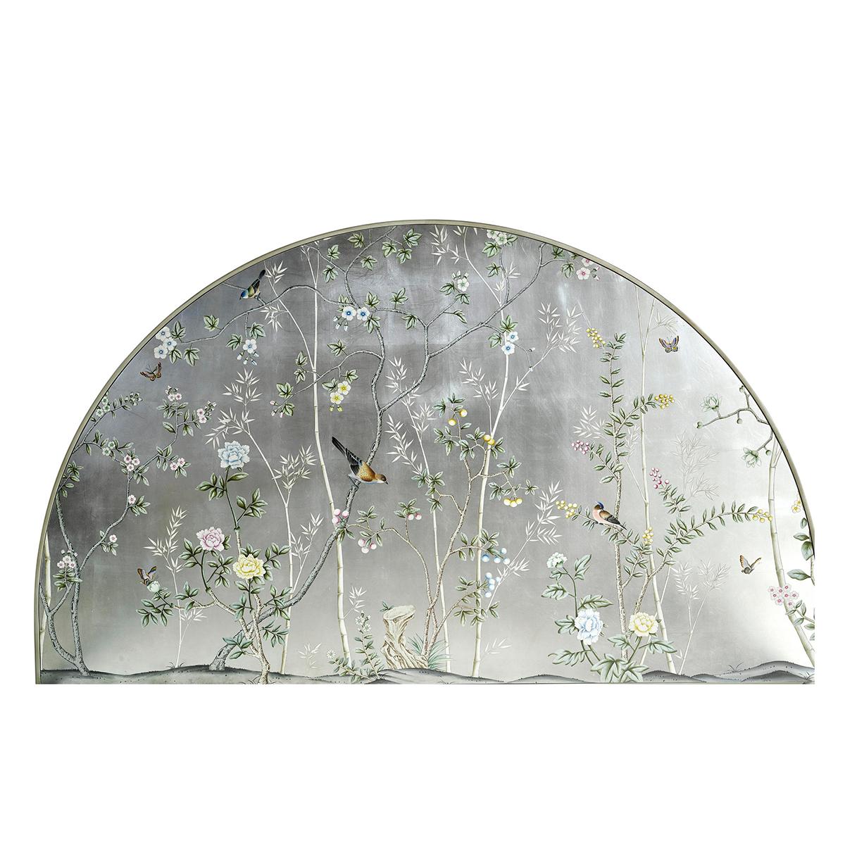 Mid Century Chinoiserie King Bed
