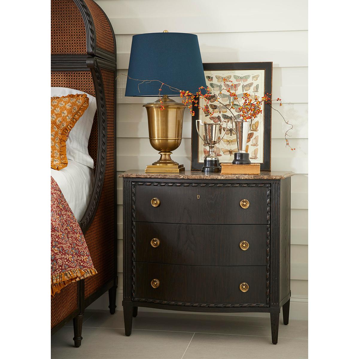 French Caned King Bed