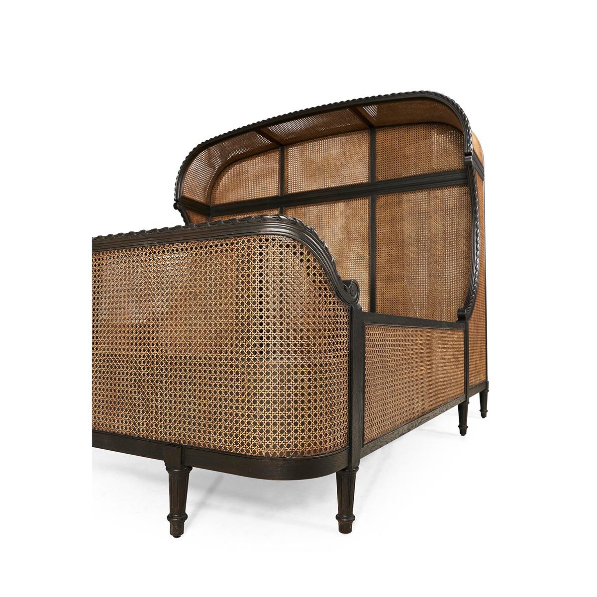 French Caned King Bed