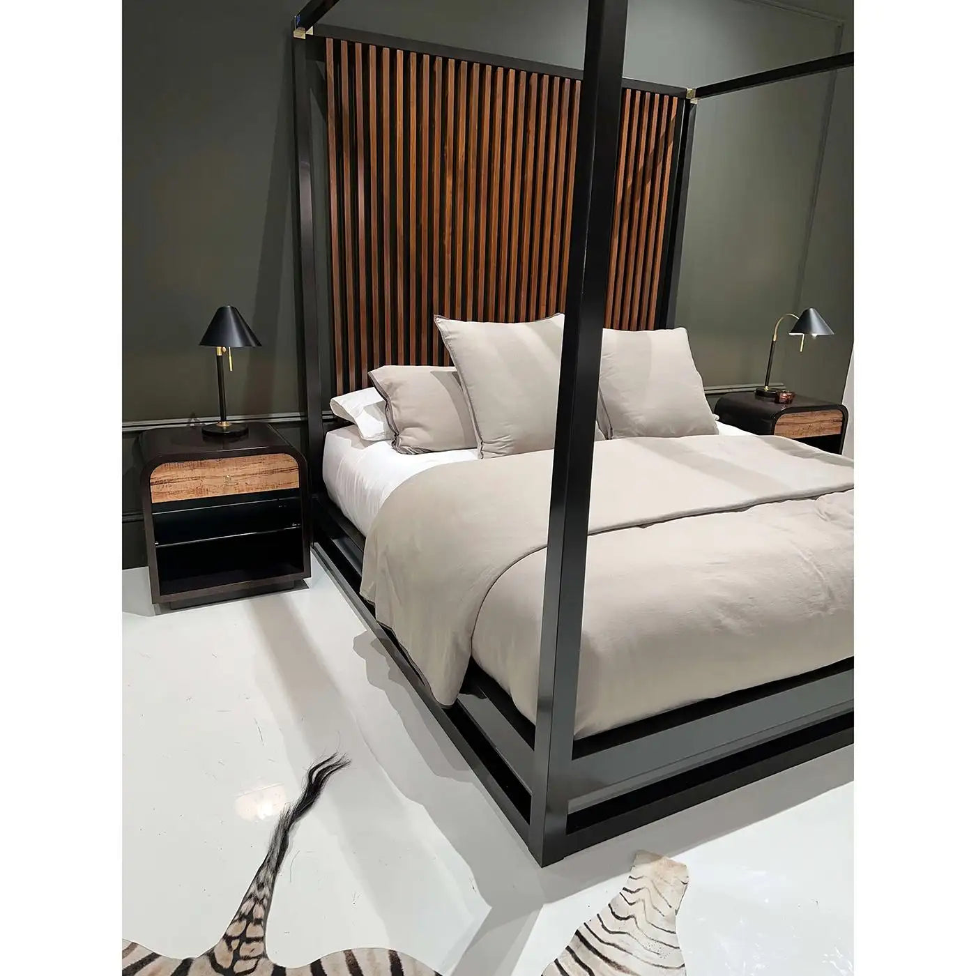 Mid-Century Modern Canopy Bed
