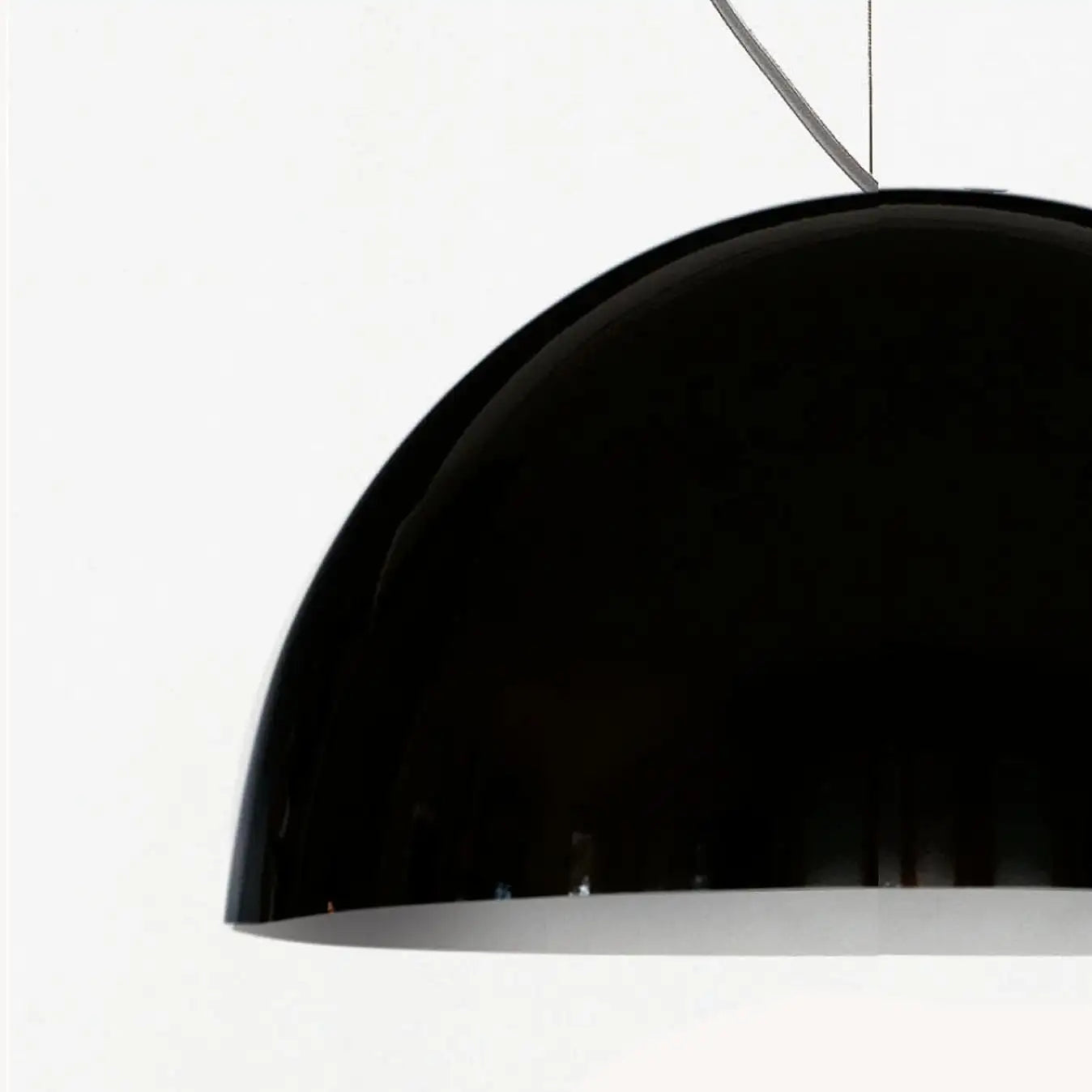 Vico Magistretti Suspension Lamp 'Sonora' 490 Black