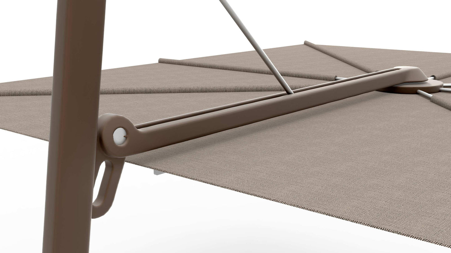 Innovative Cantilever Parasol Umbrella with Fan-Opening System – Outdoor Patio