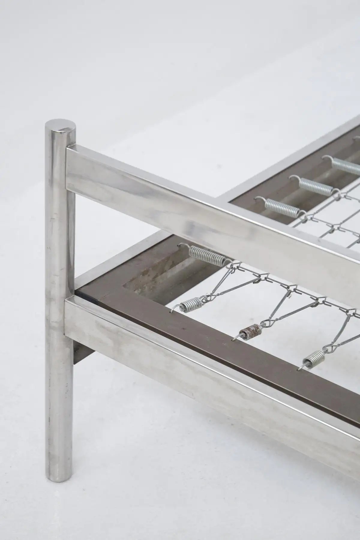 Vintage Steel Single Bed