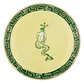 Mythical Marine Porcelain Charger Plate (Verde Giallo)