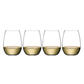 NUDE Glass Pure Stemless White Wine Glass Set of 4