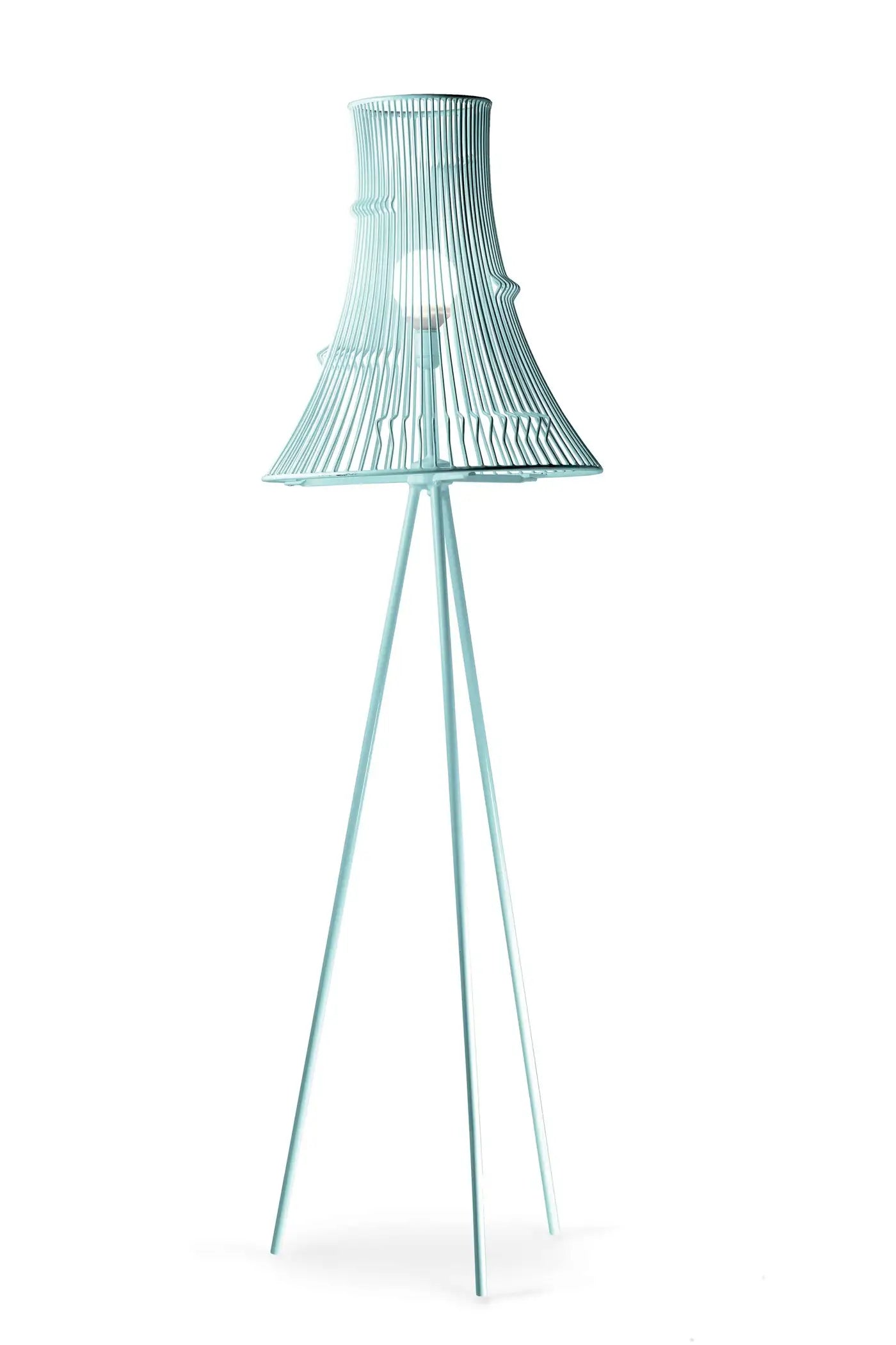Contemporary Art Deco Inspired Extrude Floor Lamp Black Powder Coated