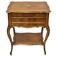 Antique French Mahogany Sewing Stand Nightstand with Lift Top