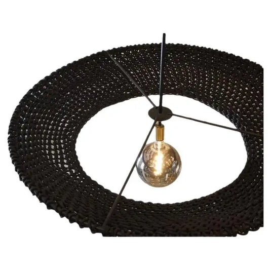 Indoor / Outdoor Bohemian Hand Woven Iris Pendant Chandelier