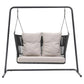 Outdoor Swinging Sofa with Customizable Rope and Fabric Colors – Two Seater