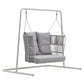 Outdoor Swinging Sofa with Customizable Rope and Fabric Colors – Two Seater