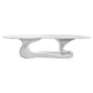 130" Outdoor Dining Table Ft. Organic Design